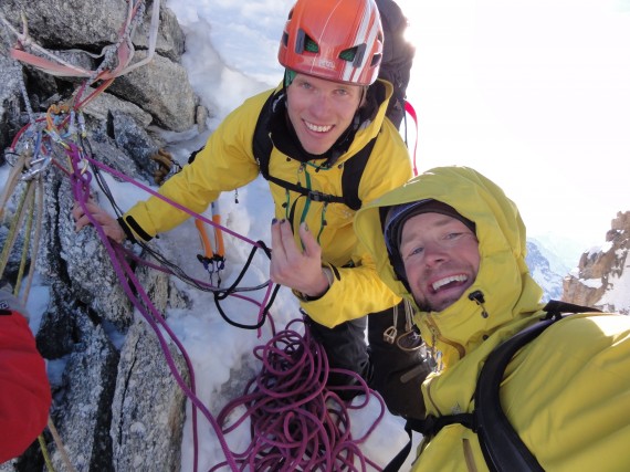 Jimmy Halvardsson and Andreas Fransson, Ginat, Droite North Face