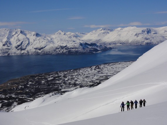 AscentDescent ski touring in Lyngen