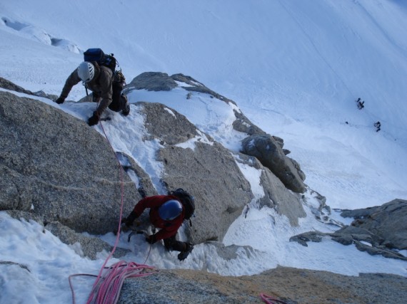 Climbing Chamonix