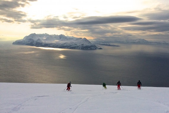 A classic ski to the sea tour!