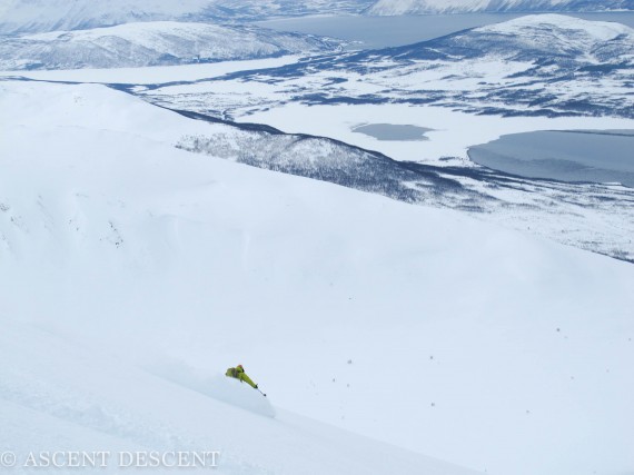 Stetinden today gave us some great skiing. Photo: Jimmy Halvardsson
