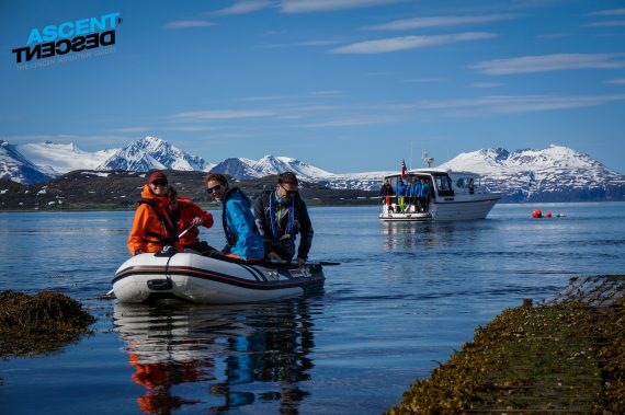 Beach approach to one of the greatest mountains in the region. Our boat is actually bringing some extra advantage on the table reaching hard to reach terrain and extra ordinary experiences on skis. Photo: Jimmy Halvardsson